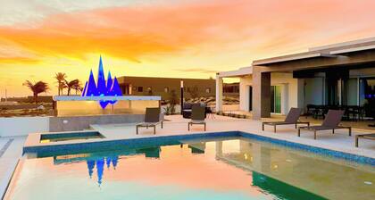 Ocean Front, LuxuryVilla, Private beach, Mexico, La Ribera, near Costa Palmas