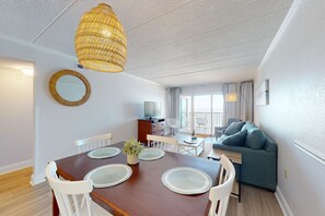 Interior - Beachfront Retreat w/Direct Beach Views, Balcony, Pool, Hot Tub, WiFi & AC (Ocean City)