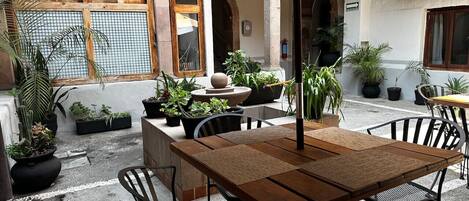 Restauration en plein air