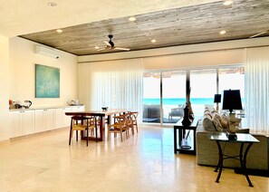 Luxury Villa, Ocean View | Living area - Villa Zafiro ad Oceanum (La Ribera)