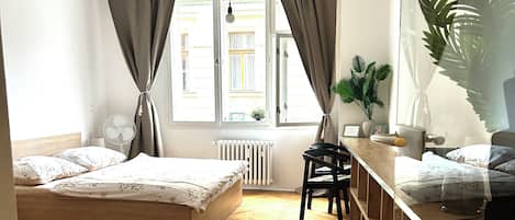 1 bedroom, iron/ironing board, free WiFi, bed sheets