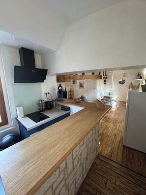 Fridge, microwave, oven, stovetop - Unique apartment in the historic heart of Troyes - Ruelle des chats/rue Champeaux (Troyes)