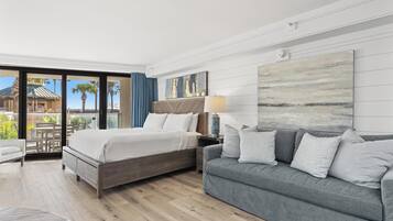 Condo, Partial Ocean View | Living area | 55-inch Smart TV with digital channels