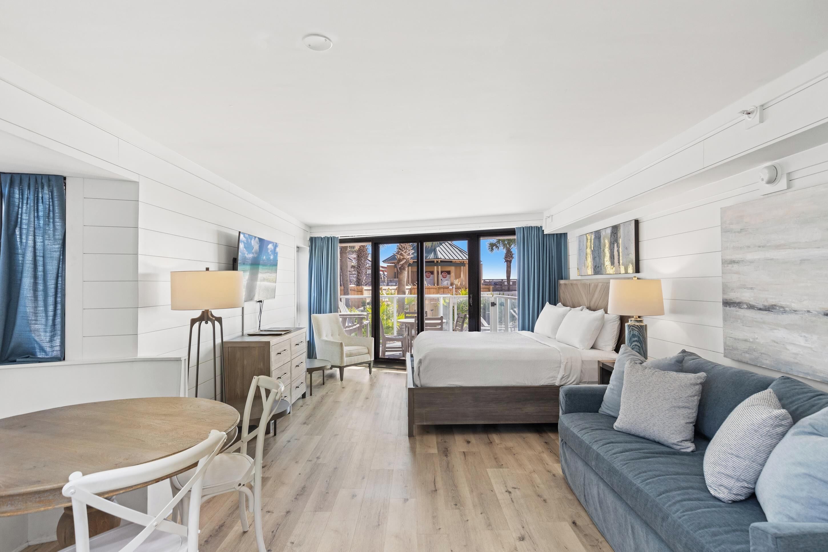 Condo, Partial Ocean View | Living area | 55-inch Smart TV with digital channels