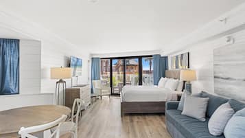 Condo, Partial Ocean View | Living area | 55-inch Smart TV with digital channels