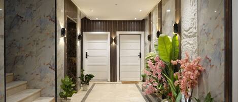 Voorkant van accommodatie