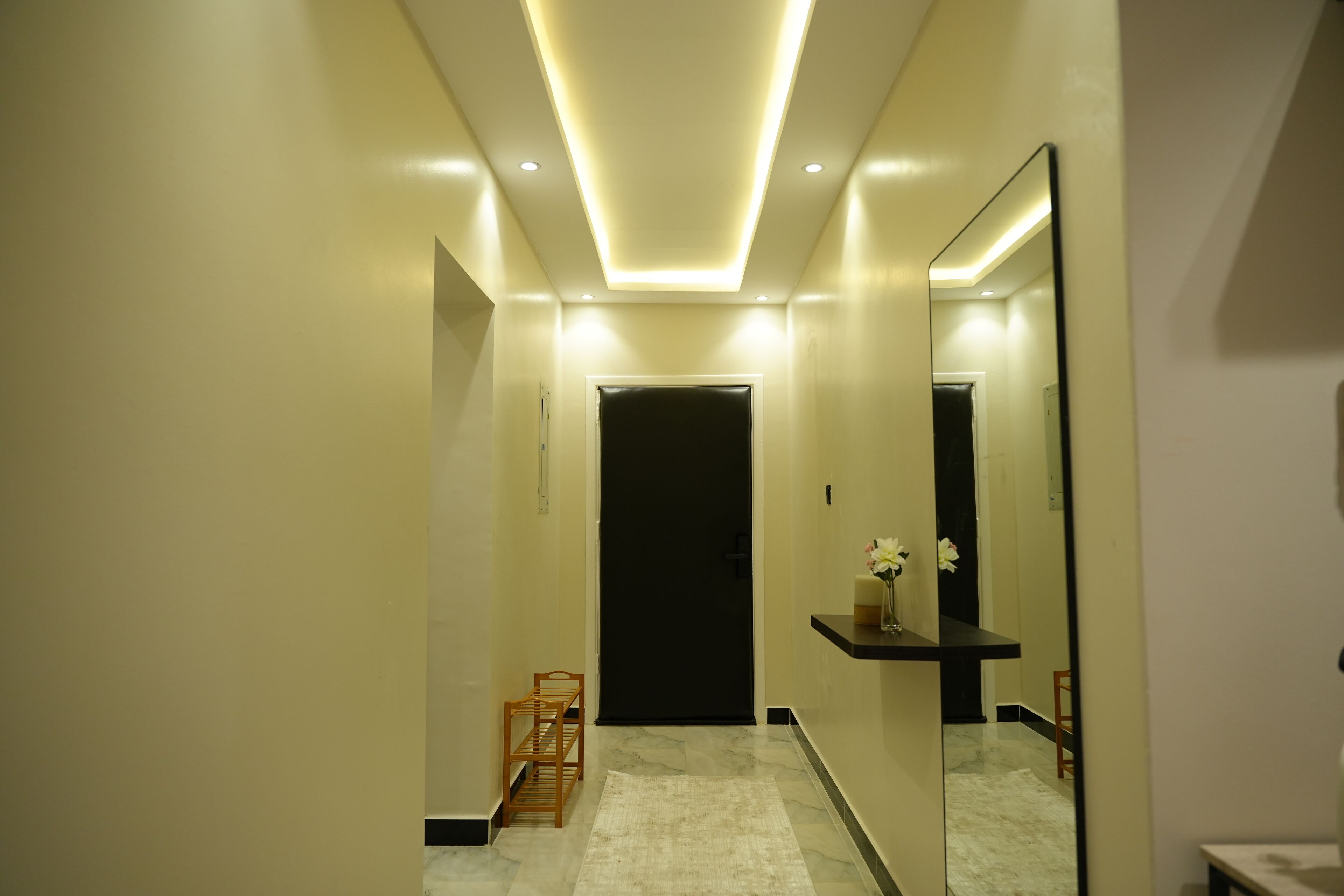 Interior entrance
