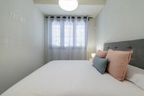 3 bedrooms, iron/ironing board, travel cot, WiFi