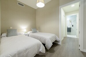 3 bedrooms, iron/ironing board, travel cot, WiFi