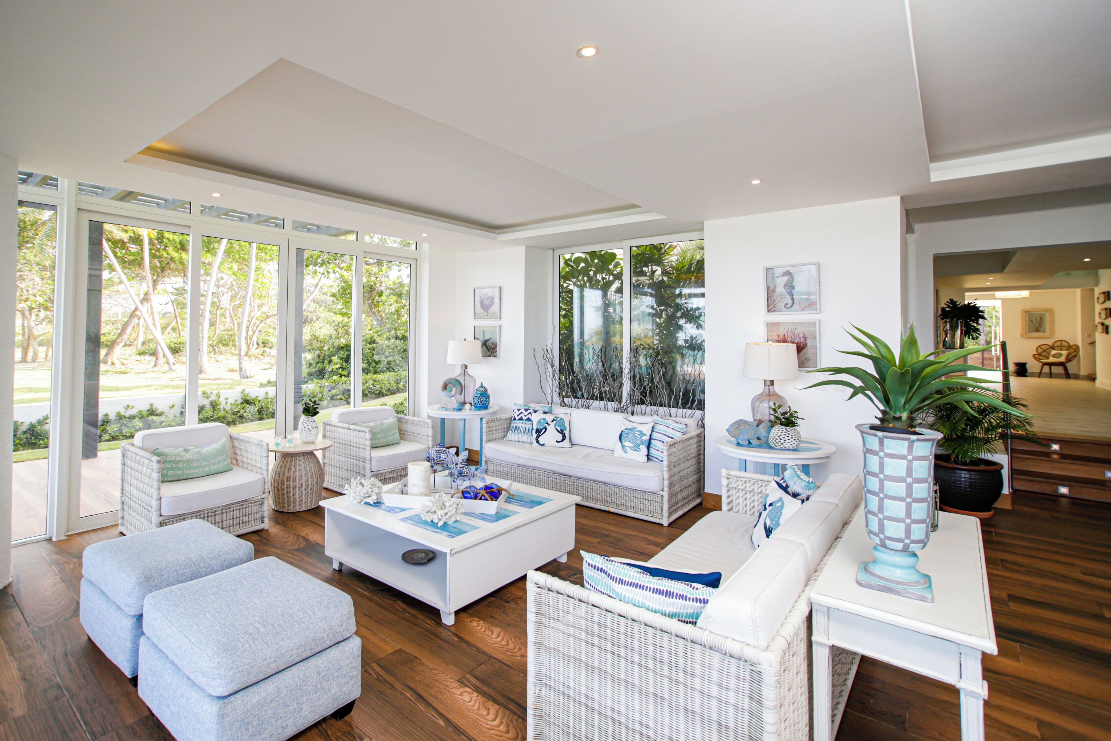 Premium-Villa, Strandblick | Wohnbereich