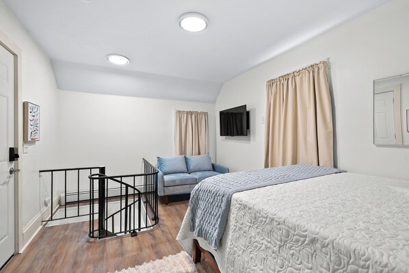 1 sovrum, strykjärn/strykbräda, internet och sängkläder