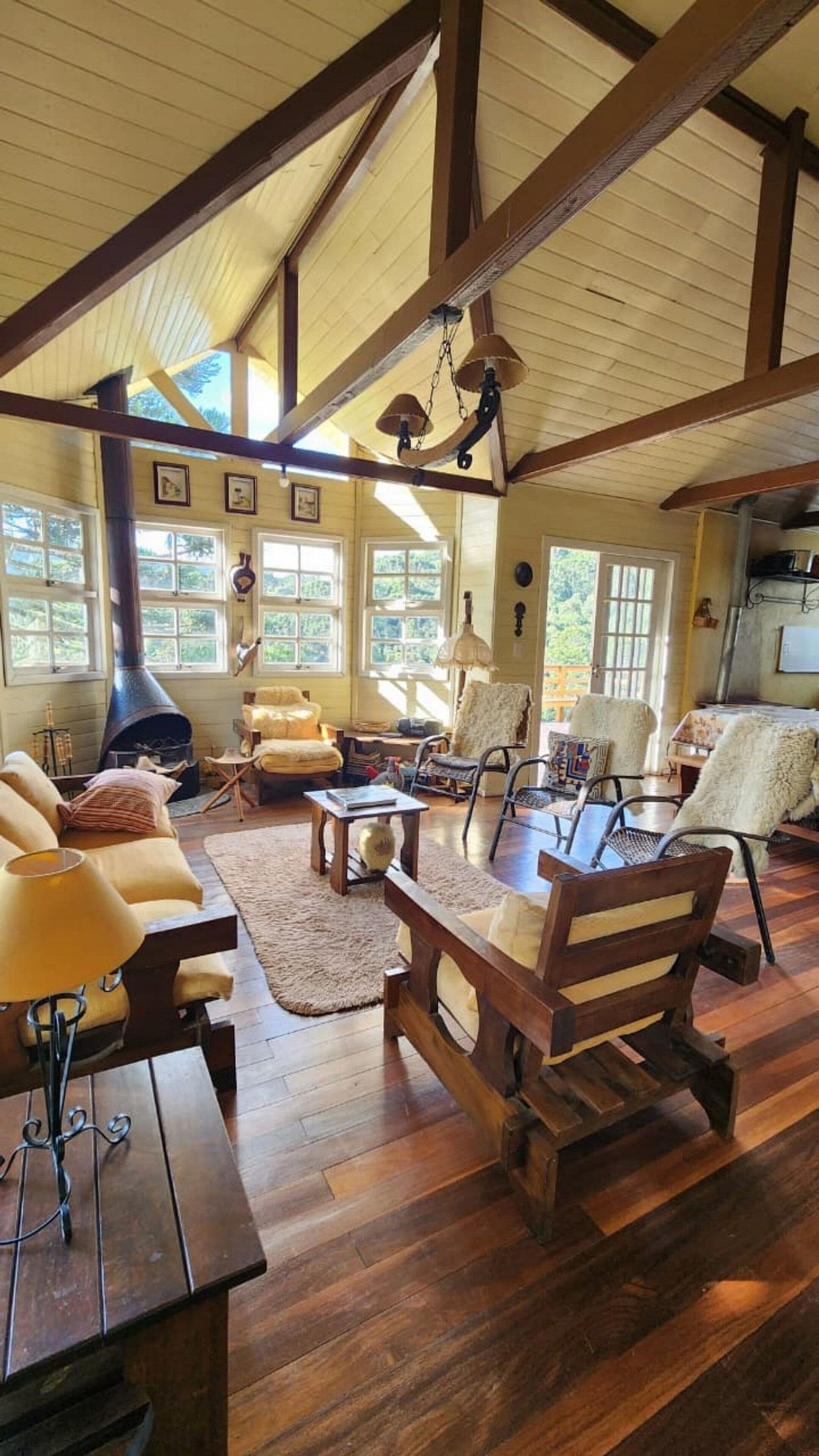 Cabana Flor de Lótus - Villa das Araucárias - Urubici - SC | Área de estar