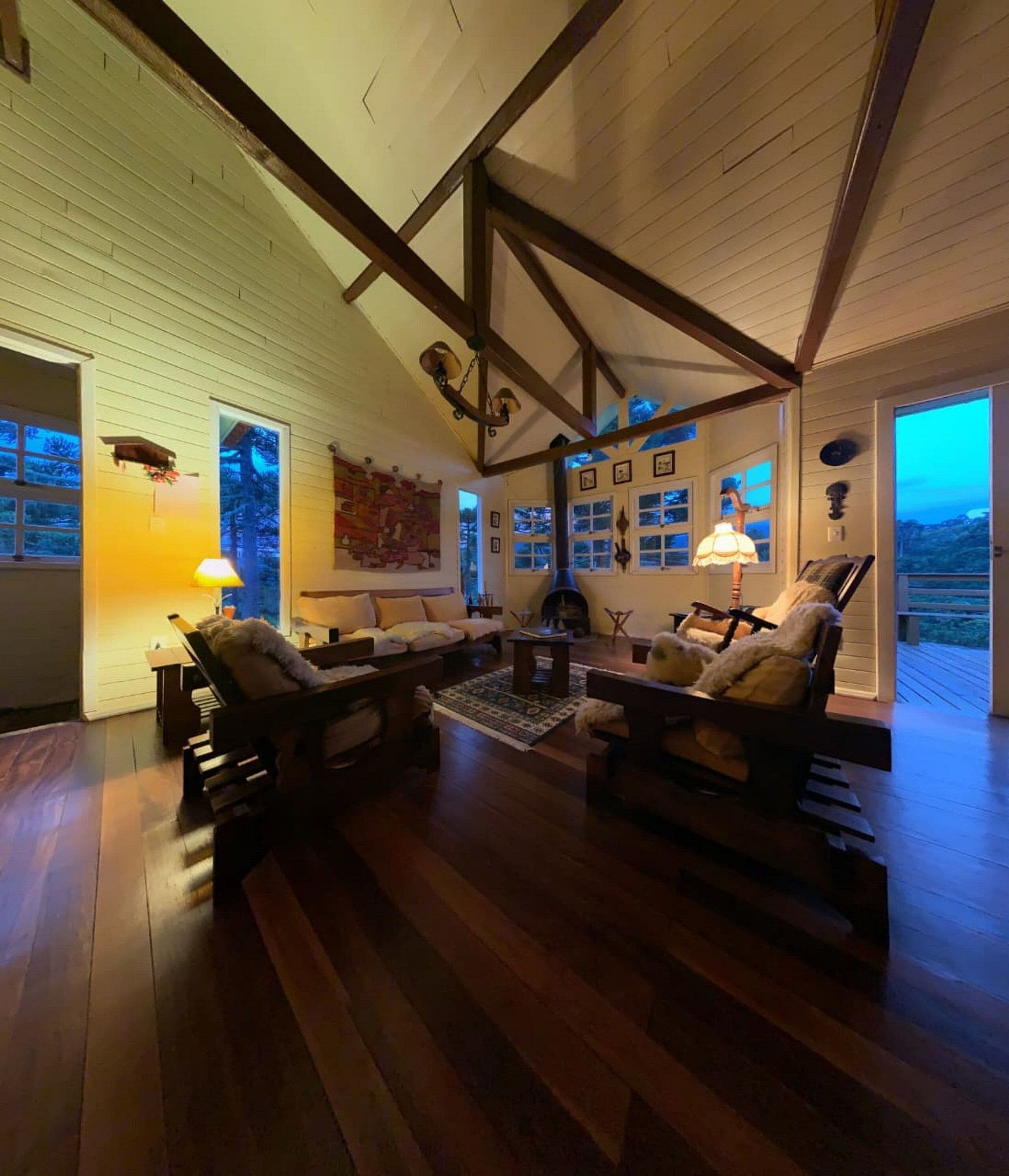 Cabana Flor de Lótus - Villa das Araucárias - Urubici - SC | Área de estar