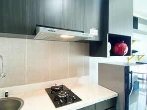 Departamento estándar | Cocina privada | Utensilios de cocina 