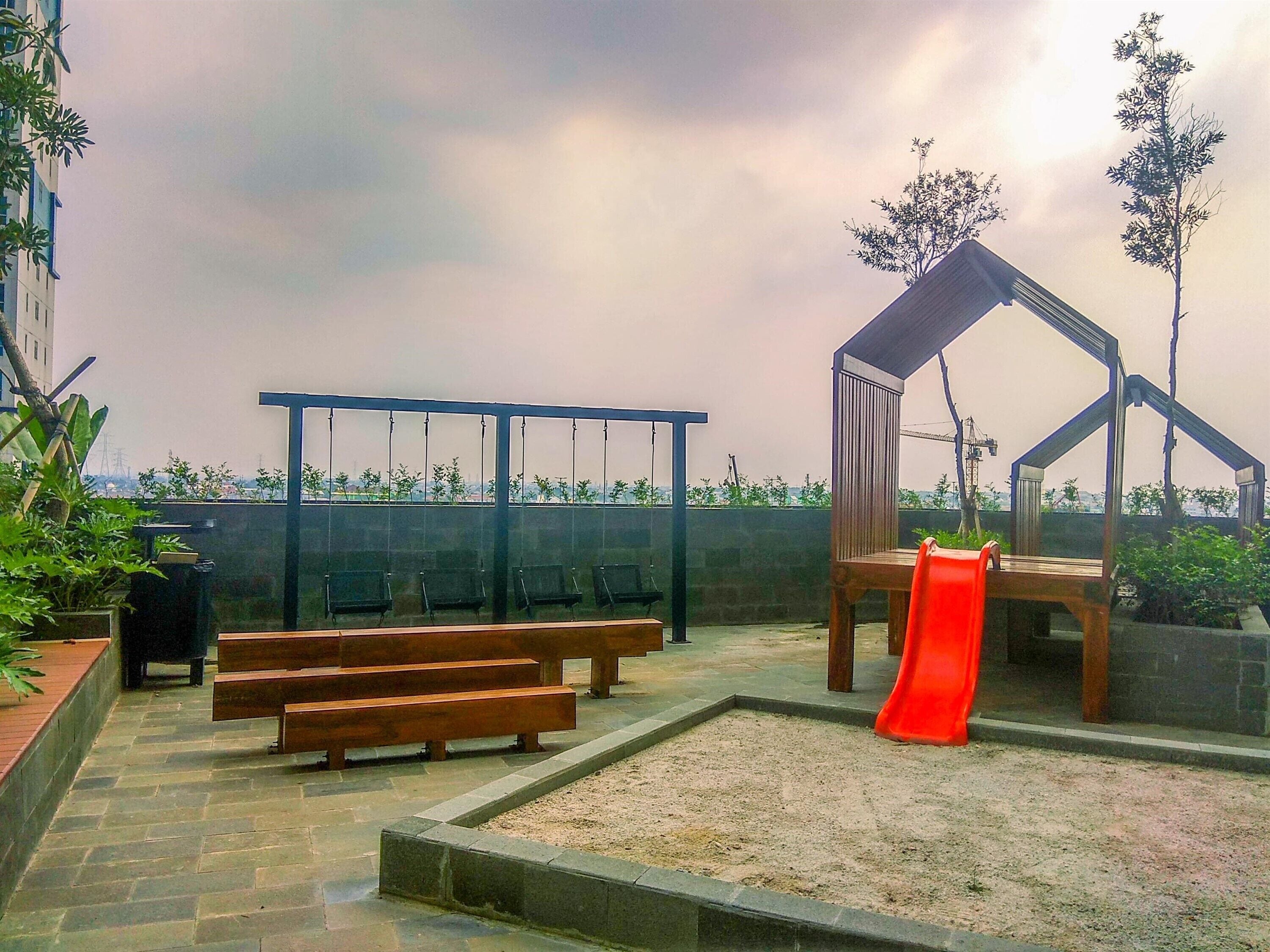 Área de juegos infantiles al aire libre