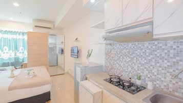 Apartamento estándar | Cocina privada | Utensilios de cocina