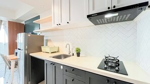 Departamento estándar | Cocina privada | Utensilios de cocina 