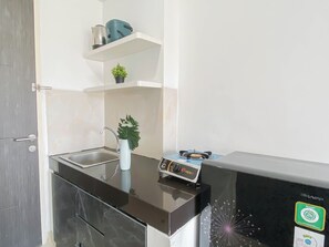 Standard-Apartment | Eigene Küche | Kühlschrank, Kochgeschirr/Geschirr/Besteck