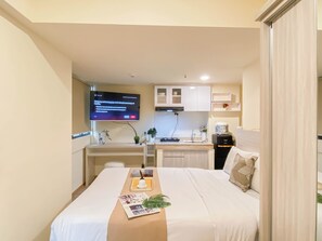 Standard Apartment - Minimalist Warm Beige Studio At Meikarta Apartment (Cikarang)