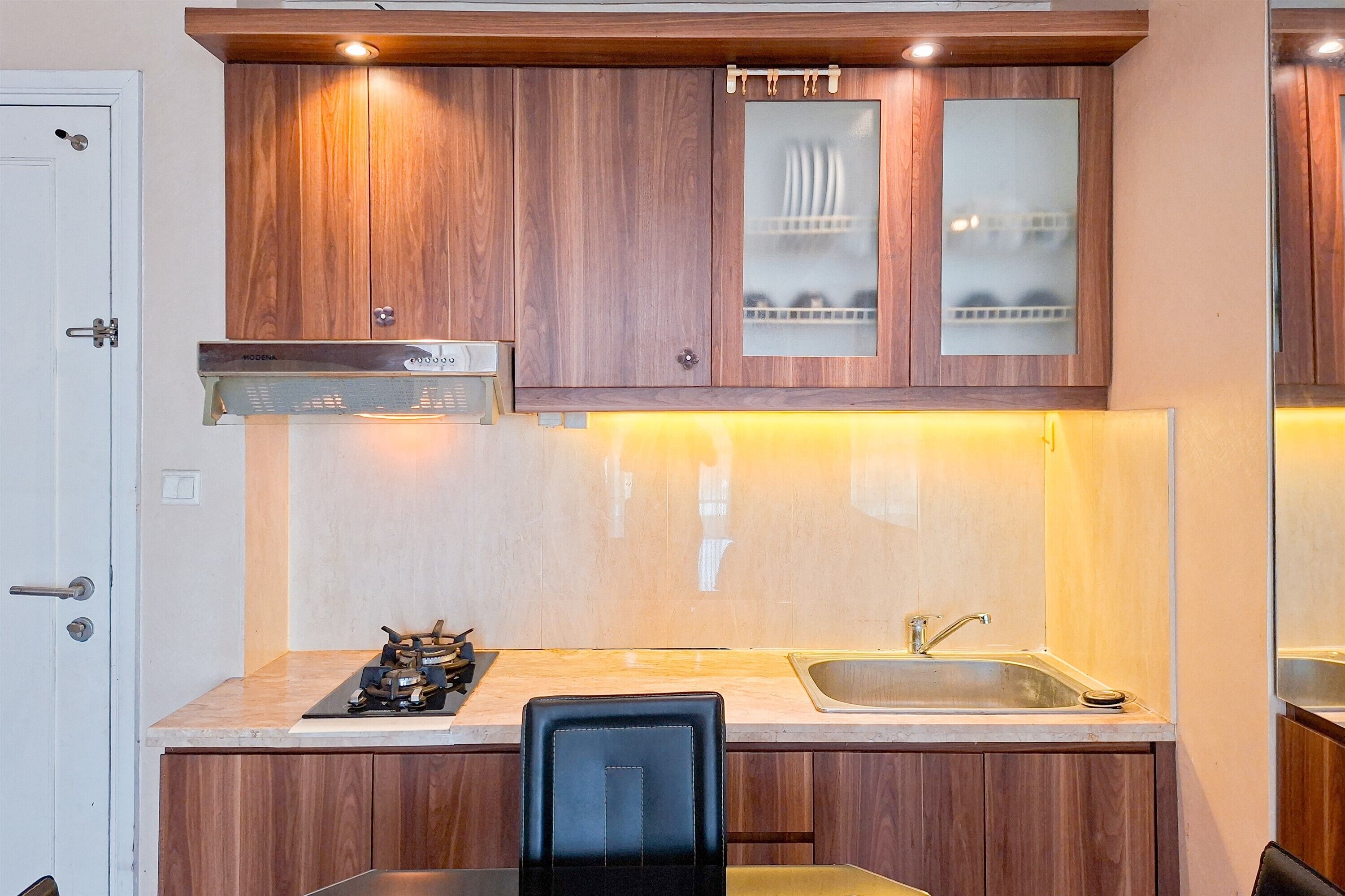 Appartement Standard | Cuisine privée | Batterie de cuisine, vaisselle et ustensiles