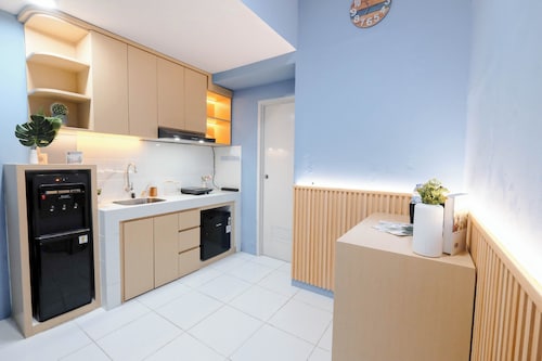 Blue Toned 1Br Apartment At Tokyo Riverside Pik 2