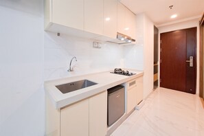 Deluxe-Apartment | Eigene Küche | Kochgeschirr/Geschirr/Besteck