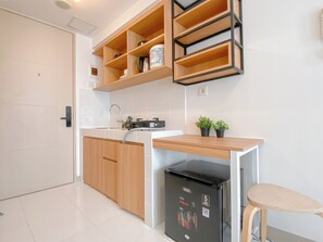 Departamento Deluxe | Cocina privada | Utensilios de cocina 
