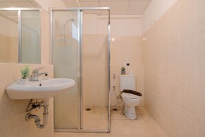 Deluxe Apartment | Bathroom | Shower, free toiletries, towels