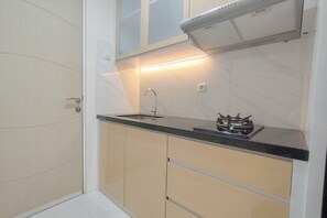 华丽公寓 | 私人厨房 | 冰箱、炉灶、厨具/餐具