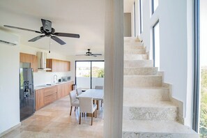 Private kitchen - Breathtaking 2BR Penthouse Private Pool close to Beach, with gym and amenities (Tulum)