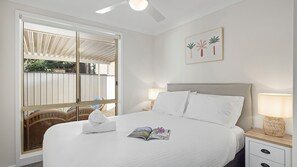 3 soverom, strykejern/-brett, reiseseng for barn og wi-fi (inkludert)