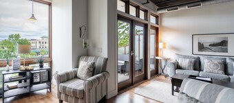 Loft-Style Condo with Balcony, Rooftop Deck & Waterfront Views!