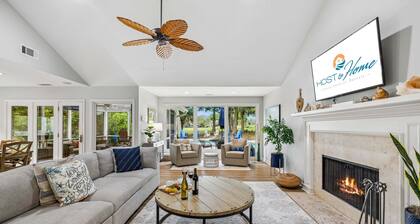 22 Heath Drive @ Palmetto Dunes | Private Pool | Golf Course View