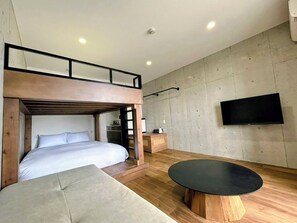 Estudio familiar, no fumadores, cocina básica (Family Studio Apartment, Max 3 guests) | Wifi gratis y ropa de cama