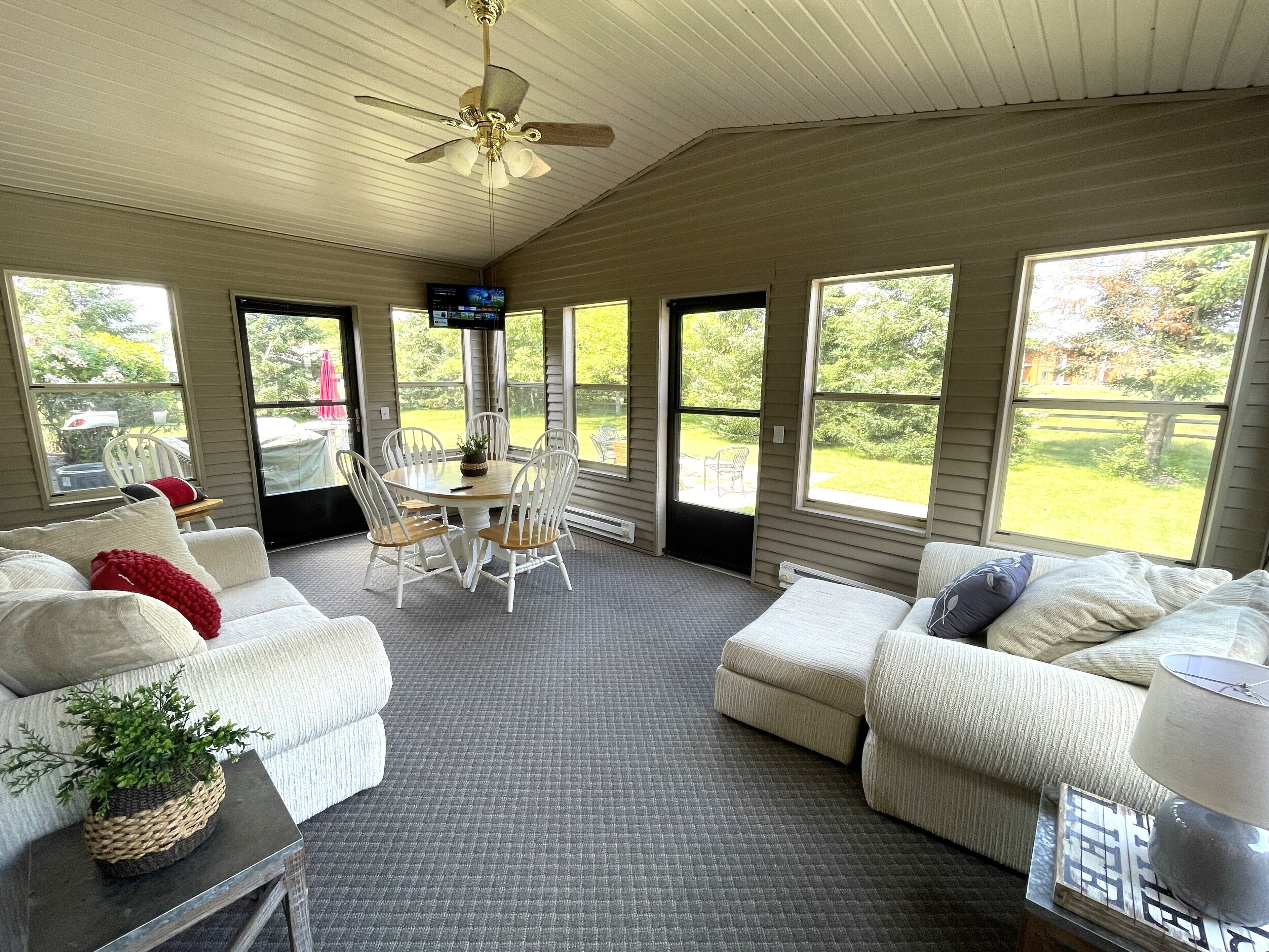 Télévision, cheminée