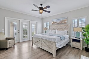 7 bedrooms, iron/ironing board, free WiFi, bed sheets - Beach Bliss | 80 yards to the Beach • Sleeps 21 • Gulf Views • Game Room (Miramar Beach)