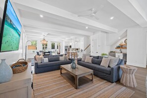 Smart TV, video games, table football, music library - Elegant 6BR Beach Home | Heated Pool, Game Room & Steps to Emerald Coast (Miramar Beach)