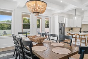 Dining - ✨ Elegant 6BR Beach Home | Heated Pool | Game Room | Steps to Emerald Coast 🐚 (Miramar Beach)