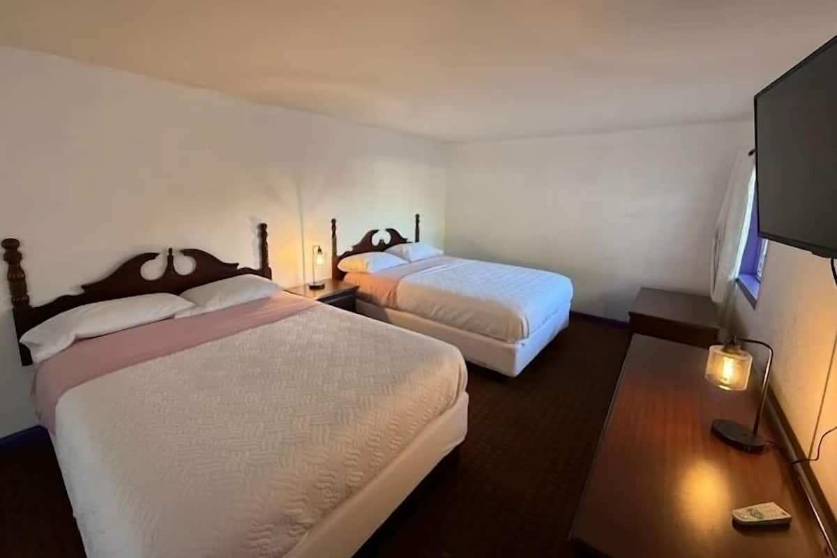 Economy tweepersoonskamer | Een laptopwerkplek, gratis wifi