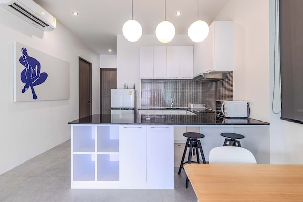 Vila, varanda | Cozinha privada