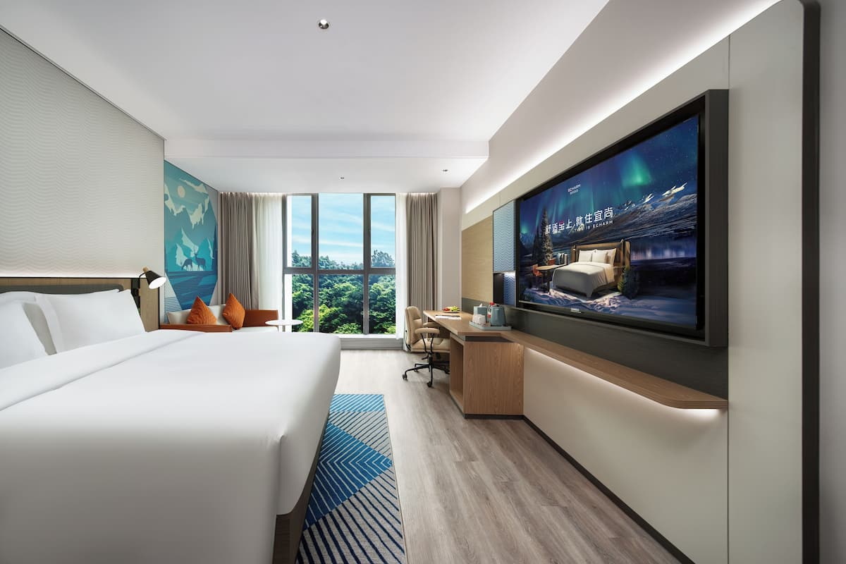 Basic Double Room, City View | View from room