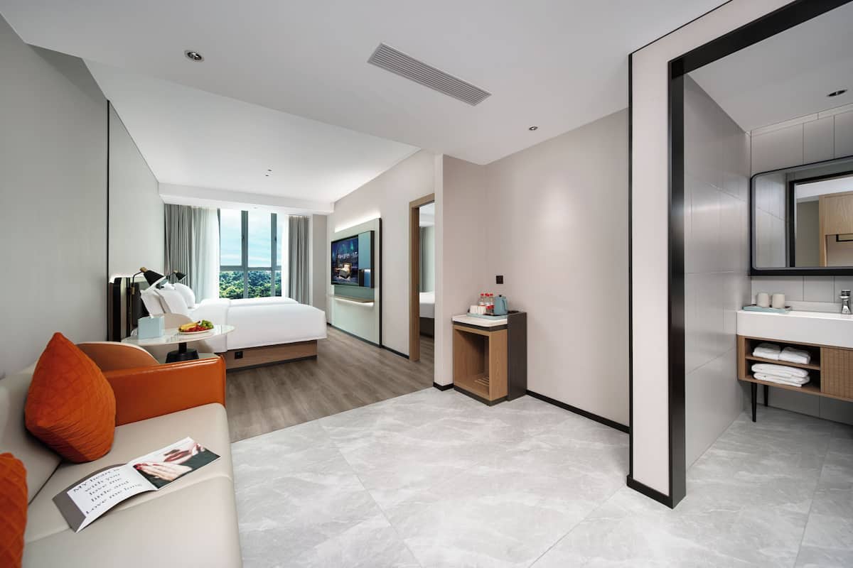 Kamar Triple Keluarga, pemandangan kota | Pemandangan dari kamar