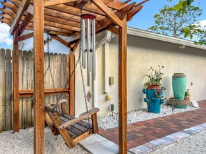 Terrace/patio - Siesta Key Paradise Hot Tub Sleep 12 (Sarasota)