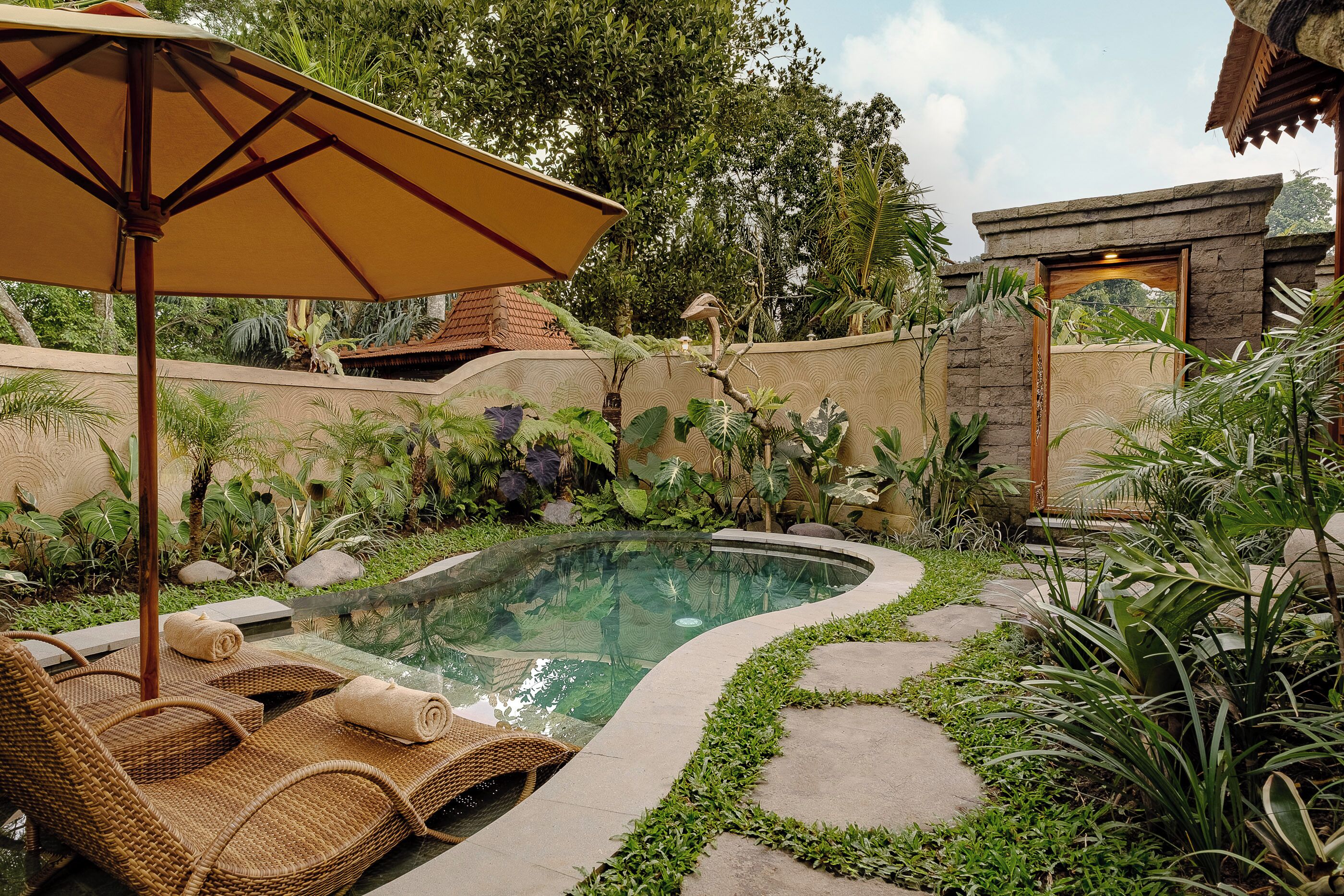 浪漫別墅, 私人泳池 | 陽台景觀