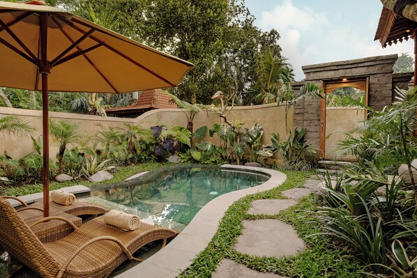 Romantic Villa, Private Pool | Balcony view