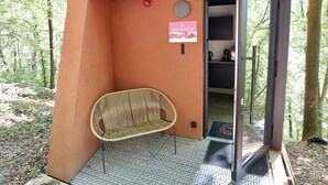 Terrace/patio - A treehouse in the heart of La Roche (La Roche en Ardenne)
