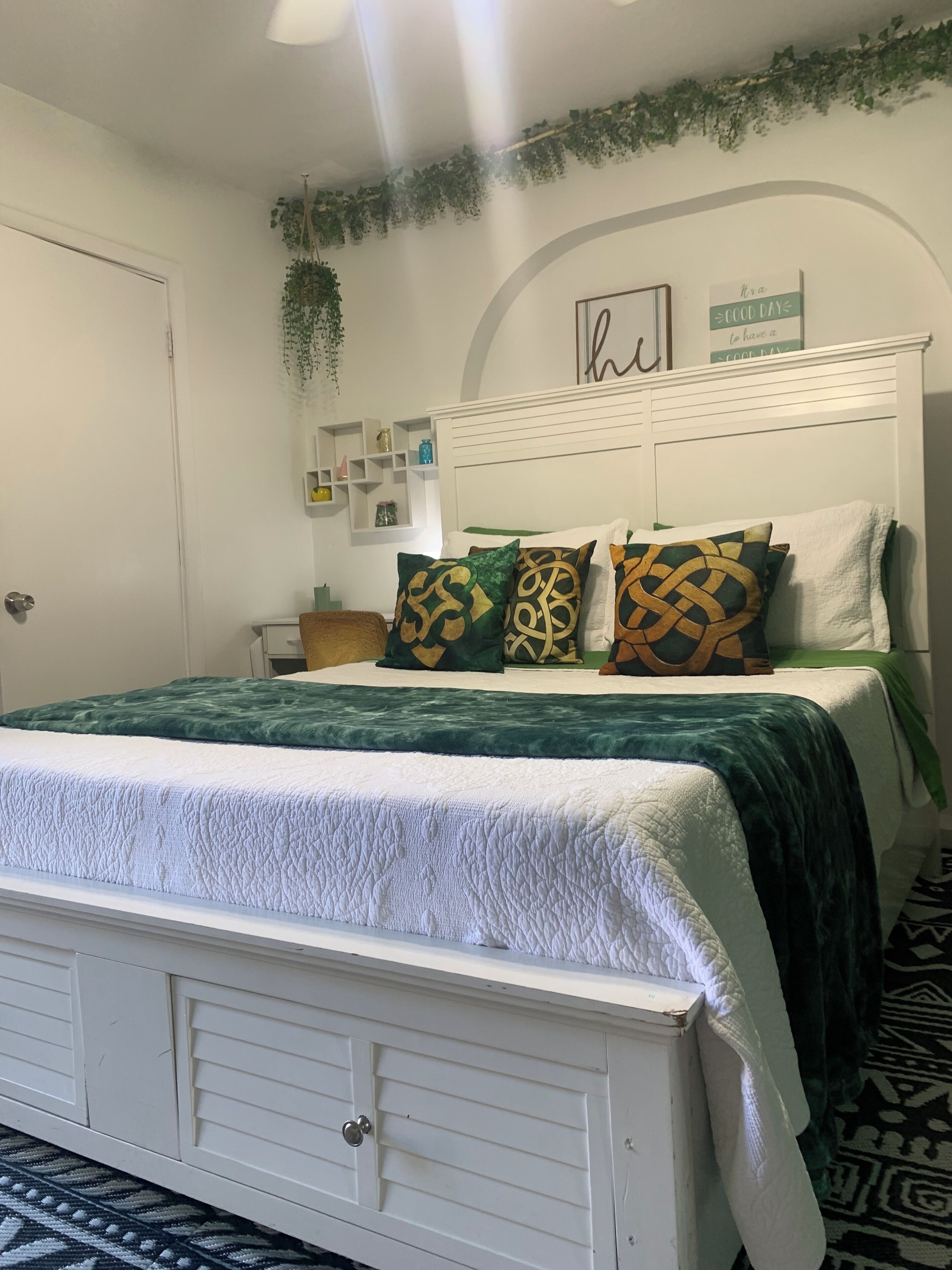 1 slaapkamer, een bureau, een strijkplank/strijkijzer, gratis wifi