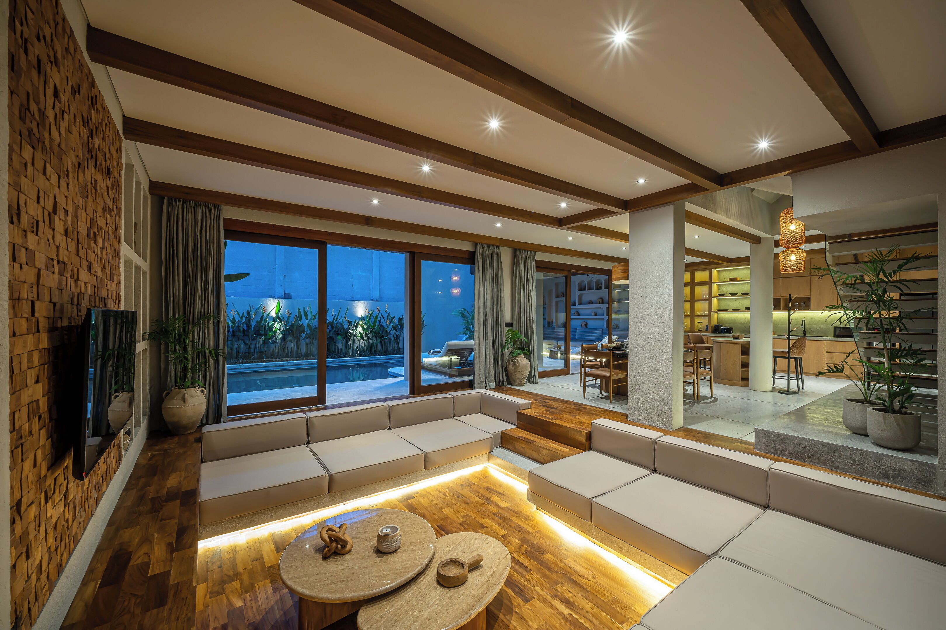 Luxury Villa, 4 Bedrooms, Non Smoking, Private Pool | Living area