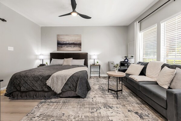 1 bedroom, iron/ironing board, Internet, bed sheets