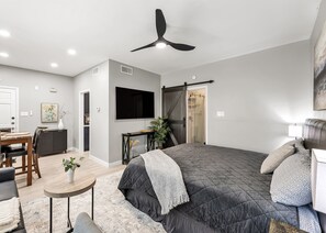 1 bedroom, iron/ironing board, Internet, bed sheets